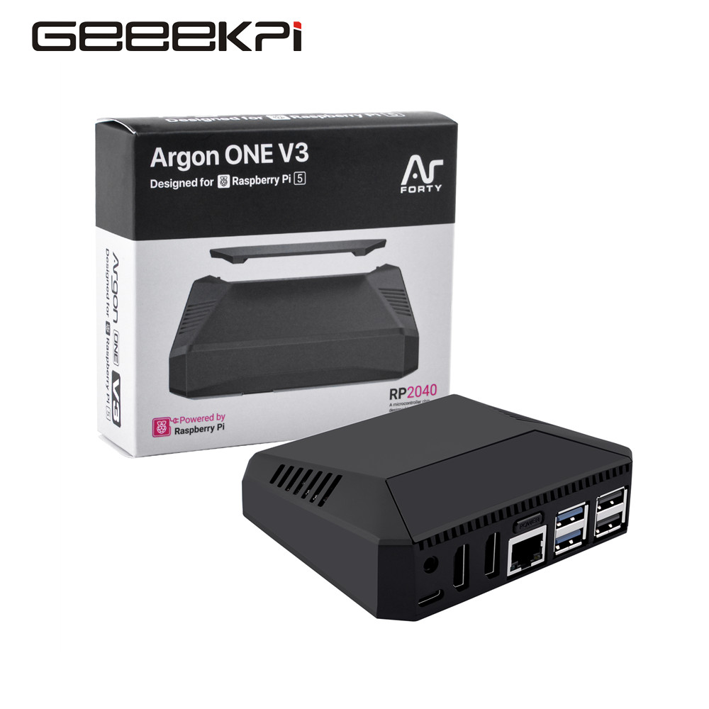 Argon One V3 M.2 Nvme Case - Argon ONE-Boîtier en aluminium pour Raspberry