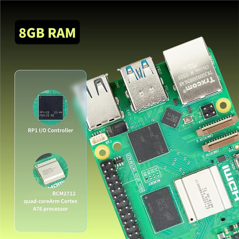 T23C, kit de démarrage Iraspte - Raspberry Pi 5 8Gb Board avis et prix